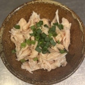料理メニュー写真&nbsp;【味自慢】霧島鶏のささみ(ネギだらけ・紅生姜・塩ポン酢)