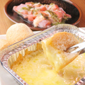 料理メニュー写真 チーズフォンデュバジルチキン