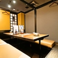 誕生日会や女子会、合コンなどにおすすめの個室です。完全個室や半個室は人気のお席となっておりますので、ご利用をお希望のお客様はお早めにご予約ください