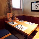 4名の掘り炬燵式個室♪アクセスに便利な熊谷で少人数個室は嬉しいかぎり！！