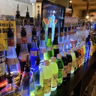 アルコールありのドリンクバーを完備！