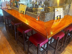 カウンター席です