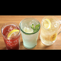種類豊富なアルコールメニュー！