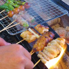 【備長炭炭火焼き】