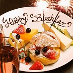 肉屋特製のデザートプレート付きプランもあり！誕生日や記念日にぴったりです♪