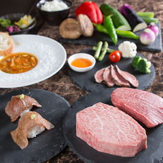 和牛鉄板ステーキ 成のコース写真