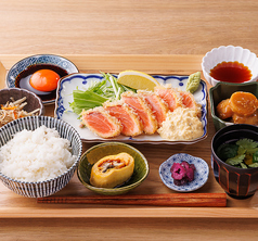 サーモンのレアカツ御膳 自家製タルタル