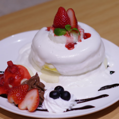 季節のパンケーキの写真