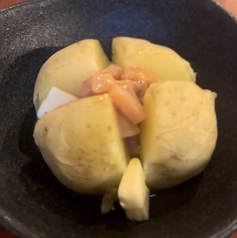 イカの塩辛じゃがバター