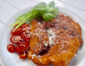 料理メニュー写真&nbsp;ポークカツレツ～トマトとバルサミコのソースがけ～