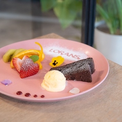 本日のケーキプレート