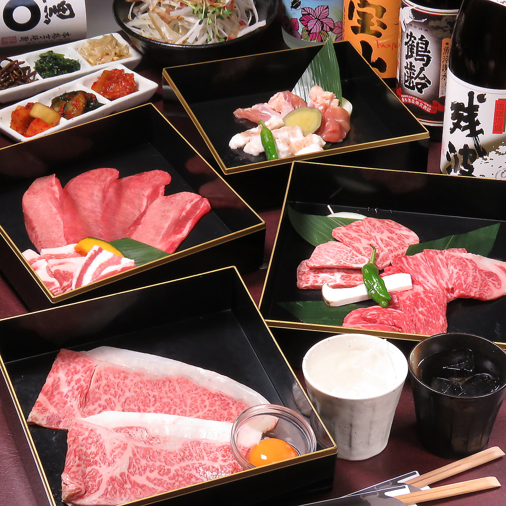 お肉をがっつりと！当店一番人気の焼肉コース♪