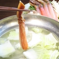 料理メニュー写真 本ズワイかにしゃぶ(1人前)