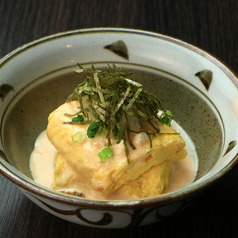 だし巻き玉子明太マヨソース