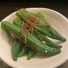 丸ごとオクラの旨塩昆布和え