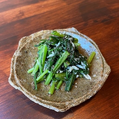 しらすと春菊オリーブ和え