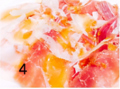 料理メニュー写真&nbsp;その場でスライス！パルマ産生ハム