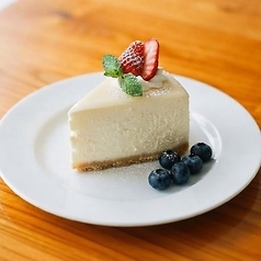 季節果汁のレアチーズケーキ