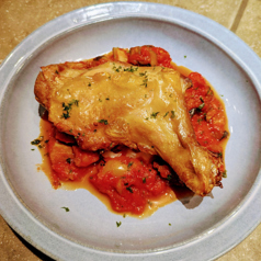 ローストチキン~オルトナーラソース~