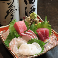 新鮮な旬の恵みを活かした刺身を存分に堪能ください！