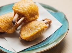 伊達鶏手羽中一夜干し唐揚げ 四個