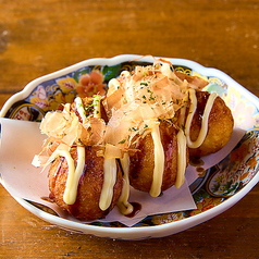 揚げたこ焼き