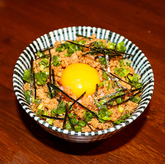 そぼろ丼～卵黄乗せ～