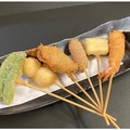 料理メニュー写真&nbsp;串カツの盛り合わせ（6本）