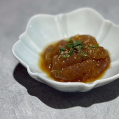 クラゲの柚子胡椒ポン酢