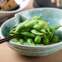 黒枝豆の塩茹で