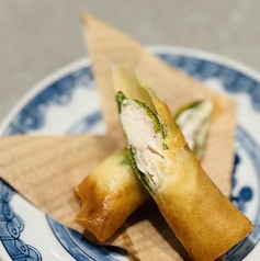 鶏ささみの梅しそ春巻き1本