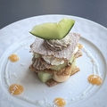 料理メニュー写真&nbsp;メロンのミルフィーユ