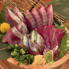 三浦半島の朝どれ地魚の桶盛り 2人前から