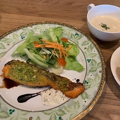 鮭の香草焼き