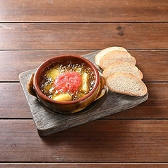 たらことポテトのアヒージョ