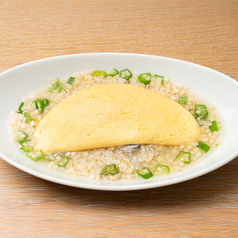 白出汁仕立てのオムライス