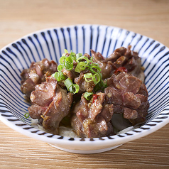 砂肝のガーリック炒め