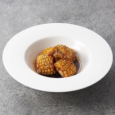 トウモロコシフライ 背徳ソース