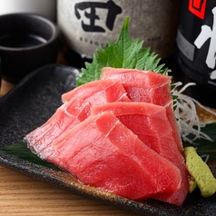 天然本まぐろの刺身