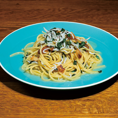 シラスと大葉のペペロンチーノ