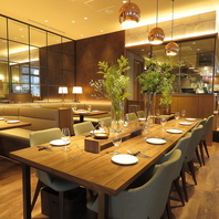 オシャレな空間と美味しい料理、心を込めたおもてなし