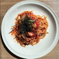 ごろごろ帆立と海苔の和風トマトソース