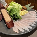 料理メニュー写真&nbsp;地頭鶏しゃぶしゃぶと自家製つくね