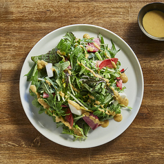 三浦野菜のグリーンサラダ　特製野菜ドレッシング