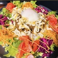 料理メニュー写真 1日分の野菜の数%摂れるスパイシータコライス