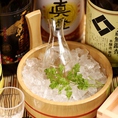 刺身・天ぷら・串あげに相性抜群の日本酒や焼酎を豊富にご用意。