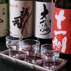 利酒師が選んだ日本酒を飲み比べてみては♪