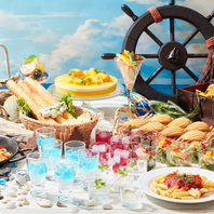 ランチタイムもバイキング開催中