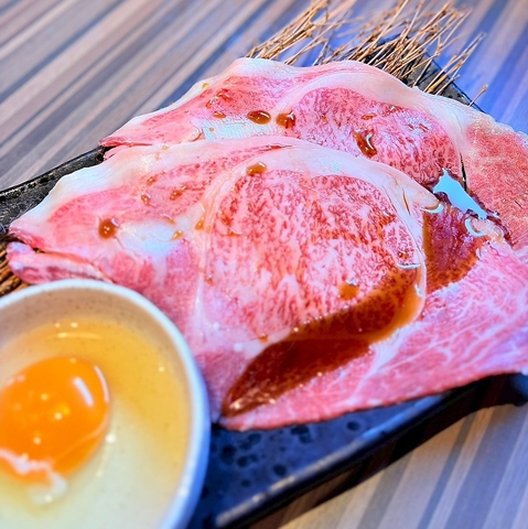 コスパ最強黒毛和牛焼肉！当店No.1リブロース焼きすき