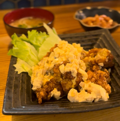 平日限定いぶりがっこのチキン南蛮定食 宮崎県産鶏肉